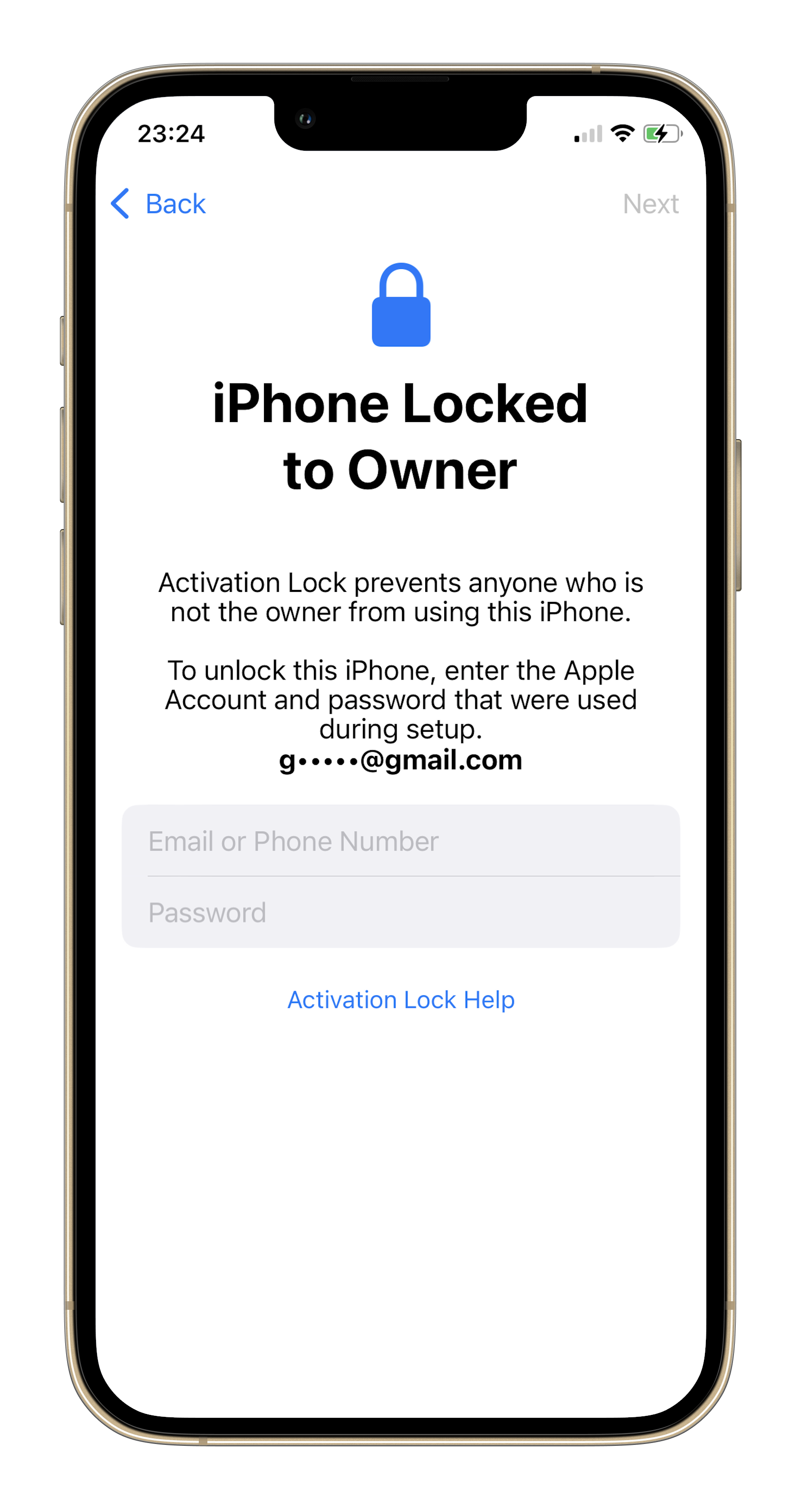 iCloud Activation Lock Screen 5