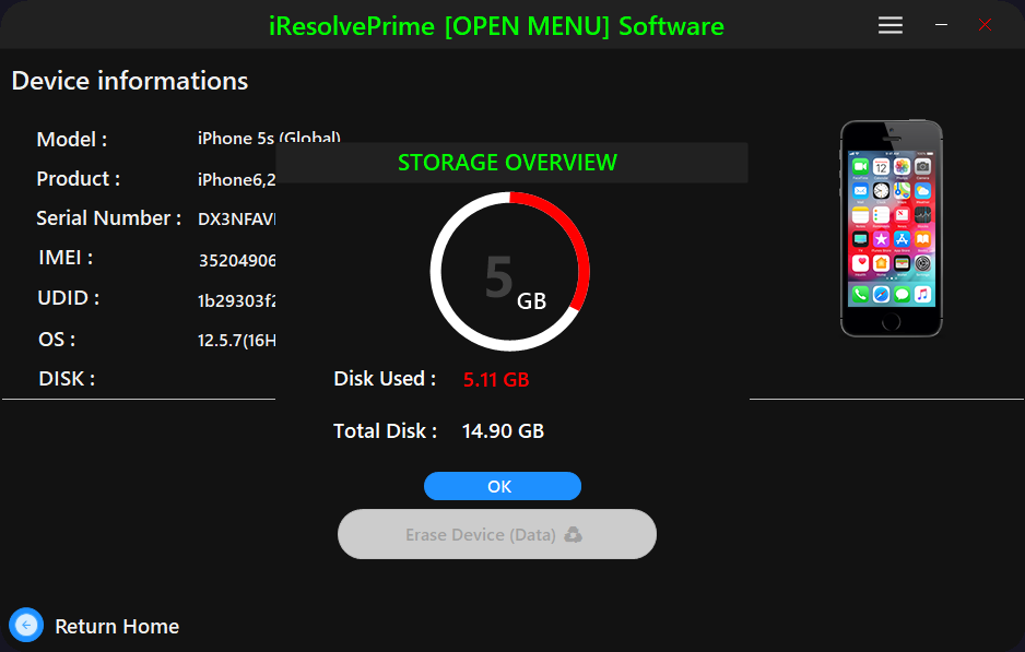 iResolvePrime Apple ID Removal Process