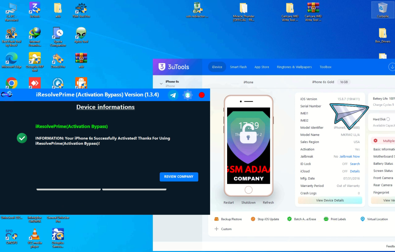 Unlocked Device