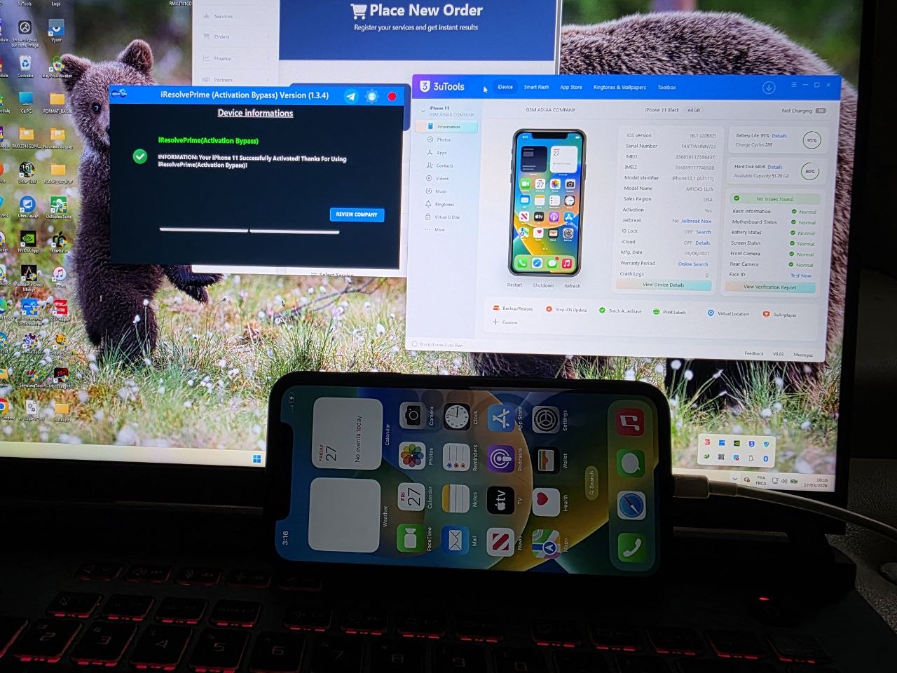 Unlocked Device