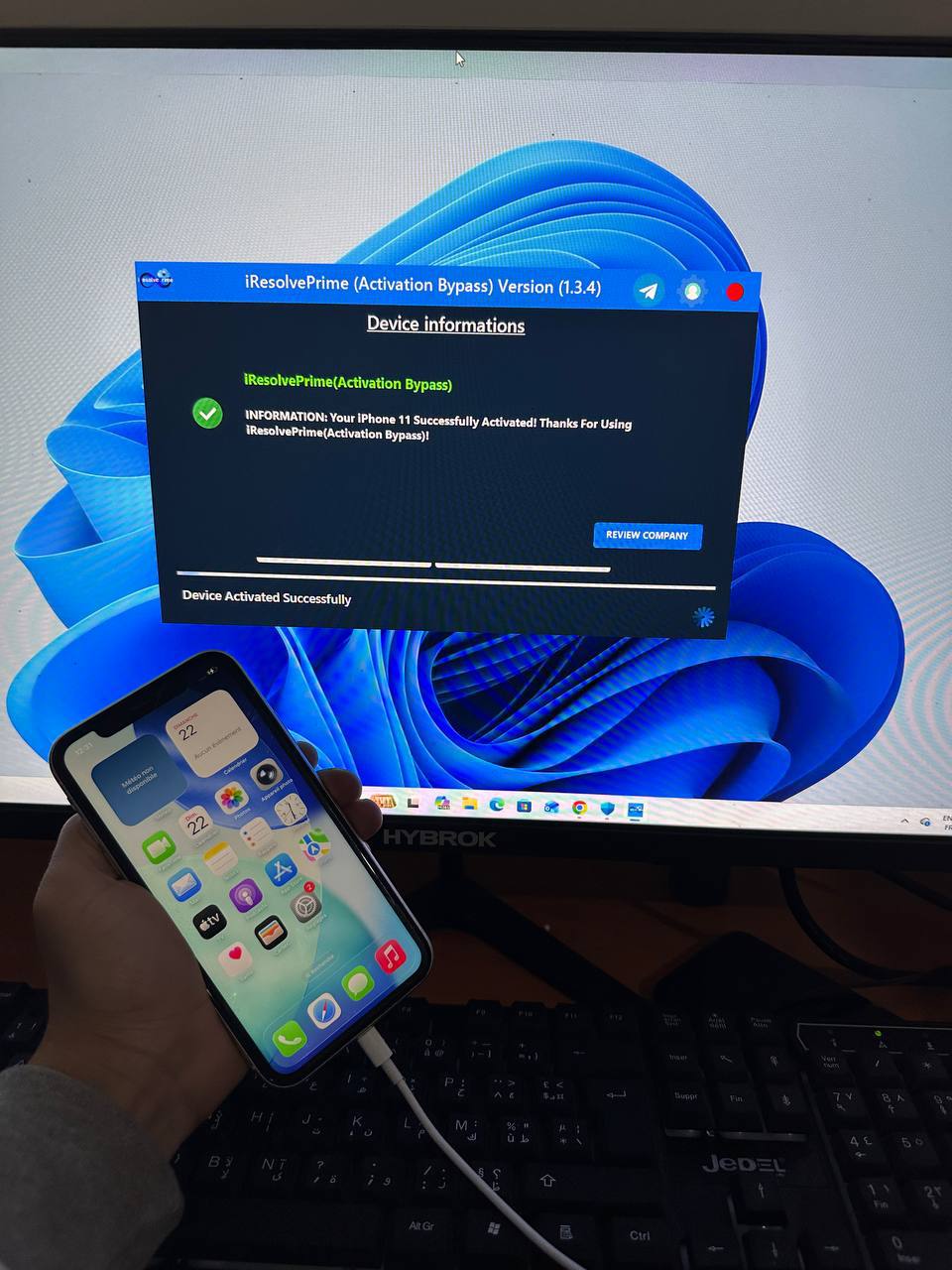 Unlocked Device