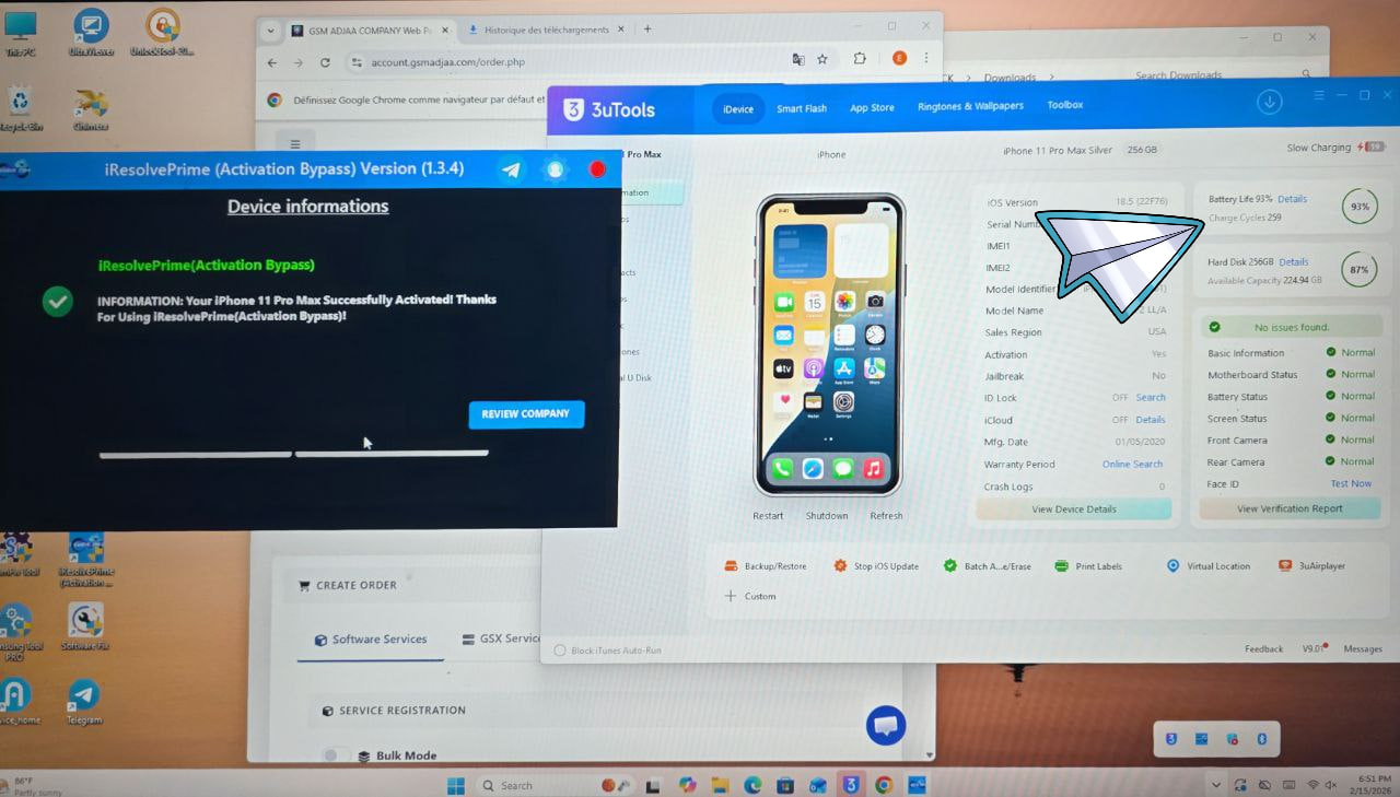 Unlocked Device